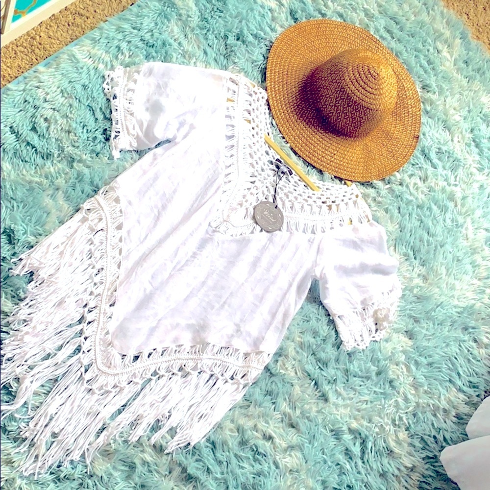 🏖🏖 NEW white, Chic, Boho top